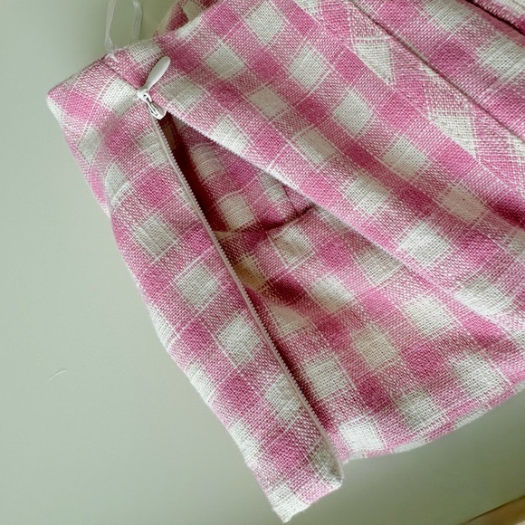 Zara Pink Gingham Bustier Crop Top | Coquette Cottagecore Festival Style (NWT) - Picture 6 of 13